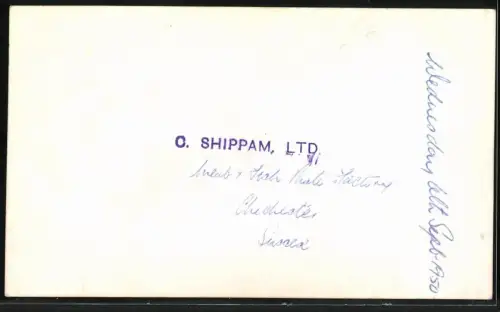 Fotografie C. Shippam, Ansicht Chichester, Metzgerei einer Fleischfabrik