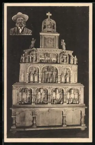 AK Goslar, Kunstuhr, Marktkirchhof 4, Prämiiert Weltausstellung Chicago 1893