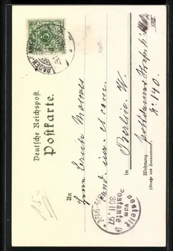 Künstler-AK Karl Mutter: Emmendinger Hochburg