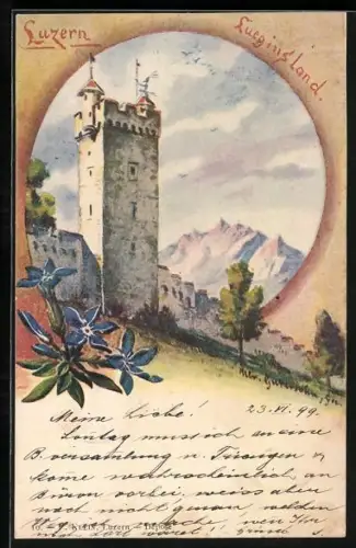 Künstler-AK Luzern, Lueg ins Land