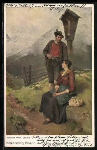 AK Abschied in den Bergen, Flüchtlinge gehen nun getrennte Wege