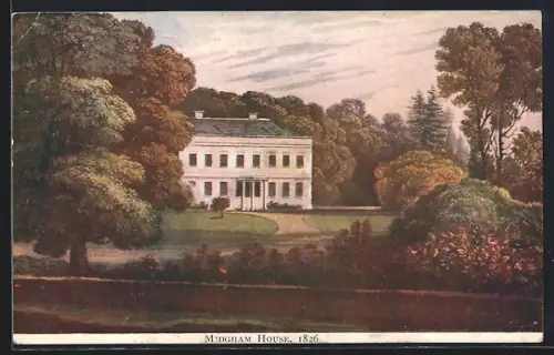 Künstler-AK Midgham, House 1826
