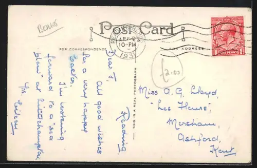 AK Reading, Post Office and St. Lawrence`s Church, West Street Corner, Royal Berks Hospital