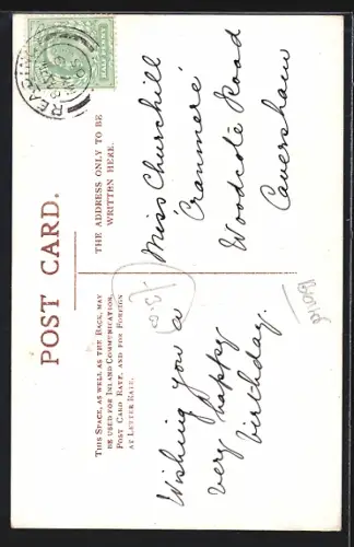 Künstler-AK Reading, Ritterhelm mit Wappen