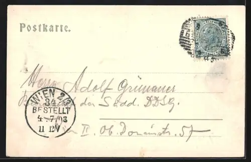 AK Baden, Blick zur Weilburg