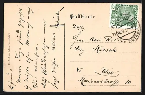 AK Baden-Helenenthal, Ruine Rauhenstein