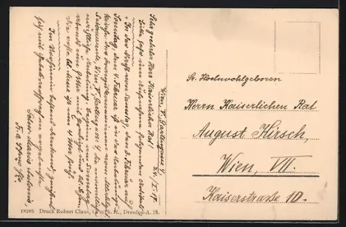 AK Wien, Anbetungskirche der Franziskanerinner in der Gartengasse 4