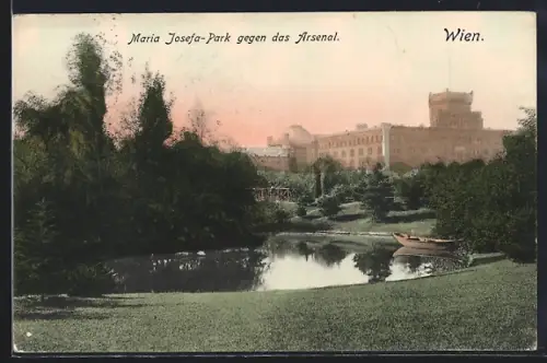 AK Wien, Maria- Josefa- Park gegen das Arsenal