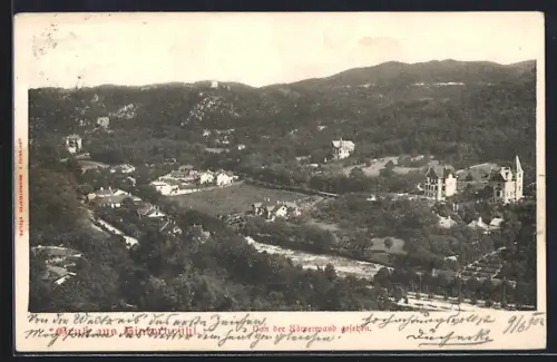 AK Hinter-Brühl, Teilansicht von der Römerwand gesehen