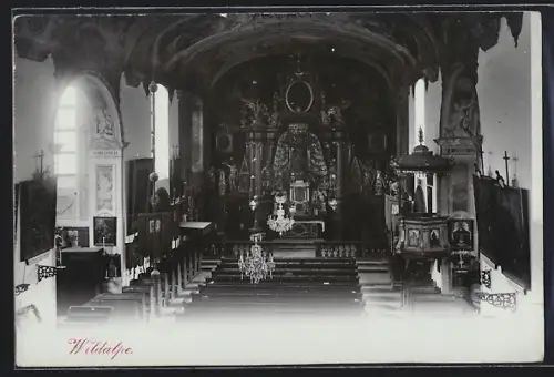 AK Wildalpe, Innenansicht der Kirche