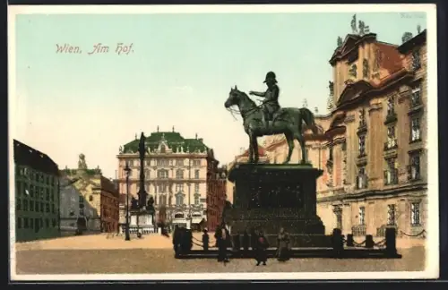 AK Wien, Am Hof mit Denkmal
