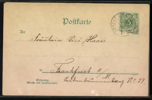 AK Usingen i. T., Amts-Apotheke, Ortspanorama