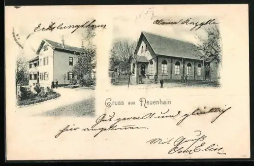 AK Neuenhain / Bad Soden, Erholungshaus und Kleine Kapelle