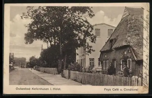AK Kellenhusen i. Holst., Feys Cafe u. Conditorei