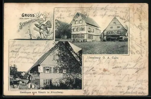 AK Alzenberg / Calw, Gasthaus zum Rössle
