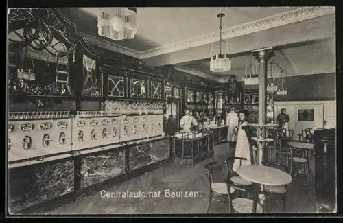 AK Bautzen, Gasthaus Centralautomat Bautzen