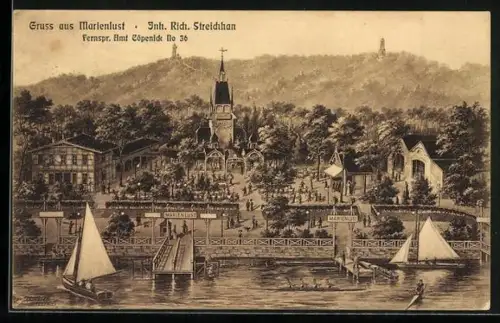 AK Berlin-Köpenick, die Marienlust