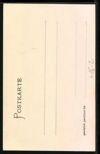 AK Bautzen, Totalansicht, Südseite mit See, Paar mit Gepäck, Im Fluge durch die Welt