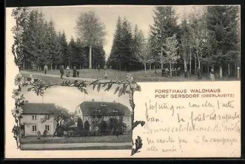 AK Gersdorf / Oberlausitz, Forsthaus Waldhaus