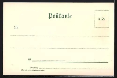 Lithographie Hamburg-St.Georg, An der Alster