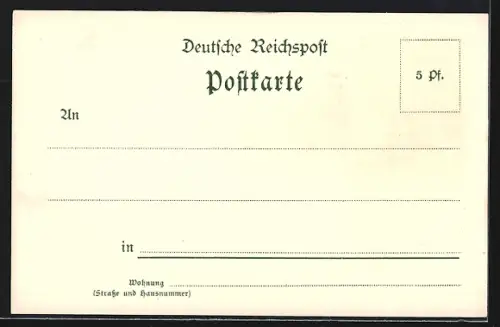 Lithographie Berlin, Schlossbrücke, Königliches Museum