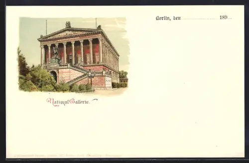 Lithographie Berlin, Nationalgalerie