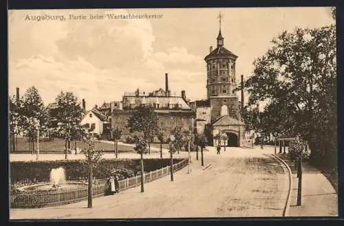 AK Augsburg, Partie beim Wertachbrucker Tor