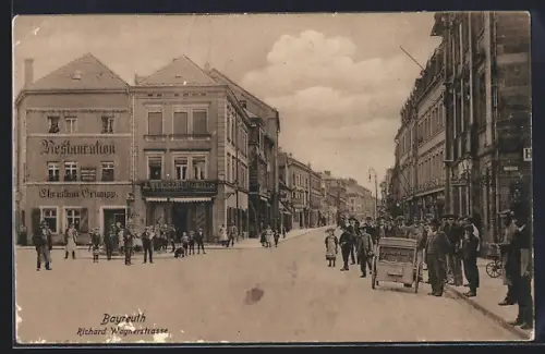 AK Bayreuth, Restaurant Christian Grampp in der Richard-Wagnerstrasse