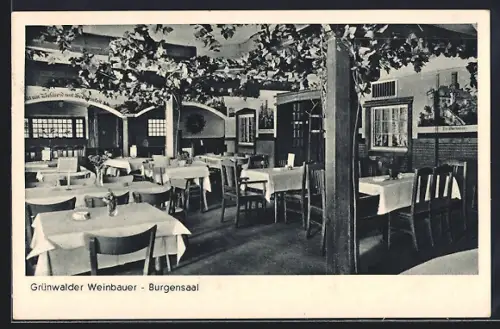 AK Grünwald i. Isartal, Gasthaus Grünwalder Weinbauer, Inh. Leonh. Zach