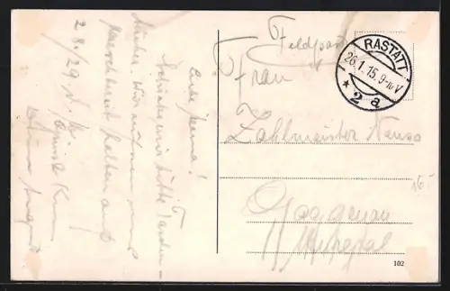 AK Rastatt, Bahnhof, Bahnhofshotel