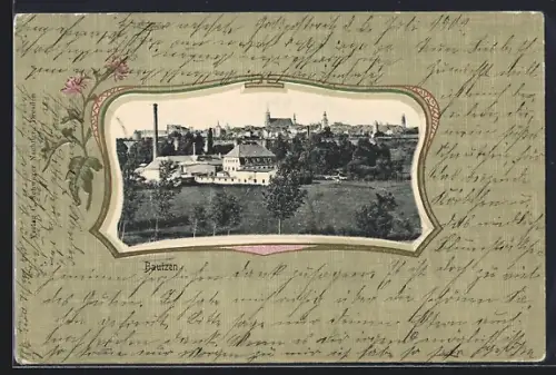 AK Bautzen, Stadtansicht