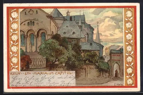 Künstler-AK Franz Hein: Köln, St. Maria im Kapitol