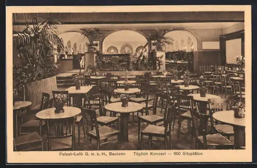 AK Bautzen, Gasthof Palast-Café G. m. b. H.