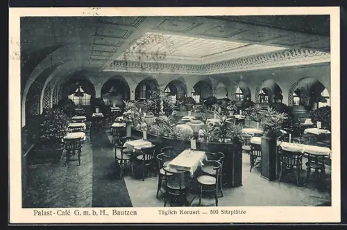AK Bautzen, Gasthaus Palast-Café G. m. b. H.