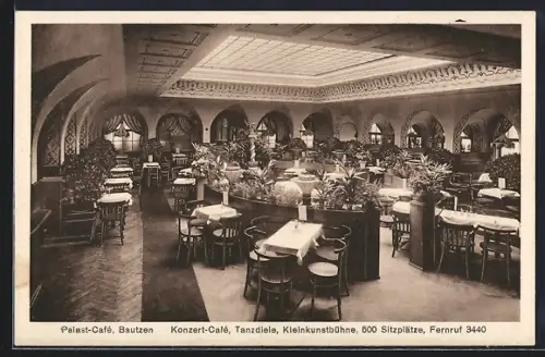 AK Bautzen, Gasthaus Palast-Café