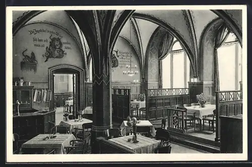 AK Bautzen, Gasthof Historischer Ratskeller, Inh. Oskar Jurk