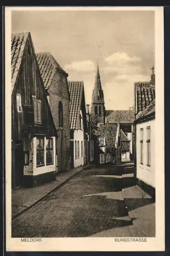 AK Meldorf, Partie in der Burgstrasse