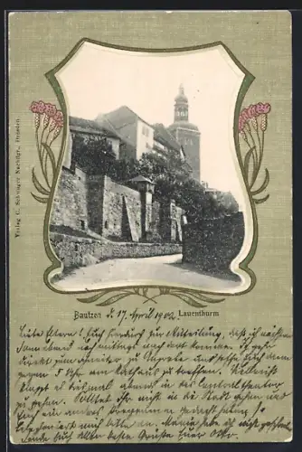 AK Bautzen, Partie am Lauenthurm