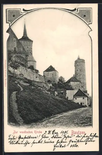 AK Bautzen, Zur wendischen Kirche