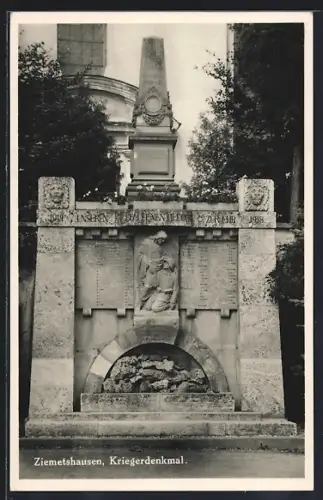 AK Ziemetshausen, Kriegerdenkmal