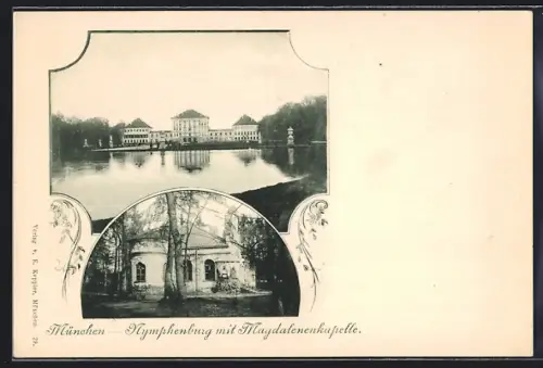 AK München, Nymphenburg, Magdalenenkapelle