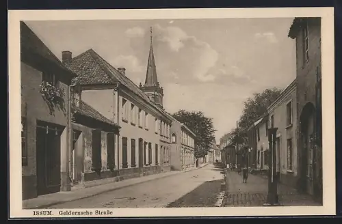 AK Issum, Geldernsche Strasse