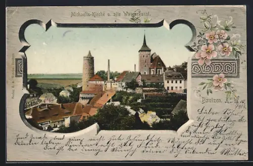 AK Bautzen, Michaelis-Kirche, Alte Wasserkunst