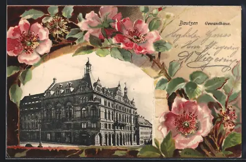 Lithographie Bautzen, Gewandhaus