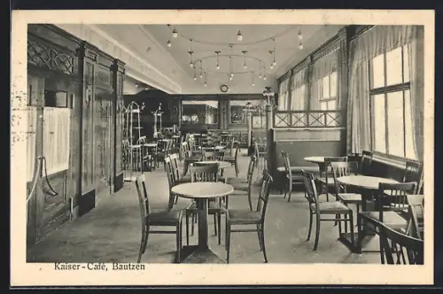 AK Bautzen /Oberlausitz, Kaiser-Café