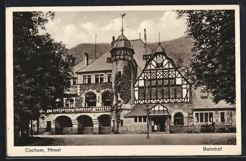 AK Cochem /Mosel, Bahnhof