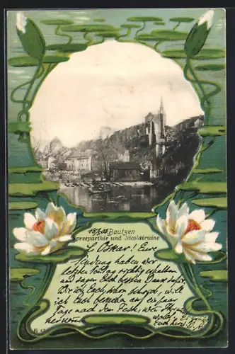 AK Bautzen, Spreepartie, Nicolairuine