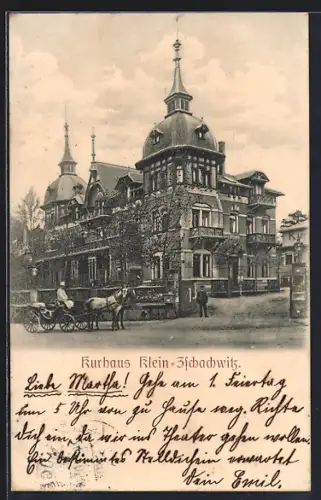 AK Dresden-Zschachwitz, Partie am Kurhaus