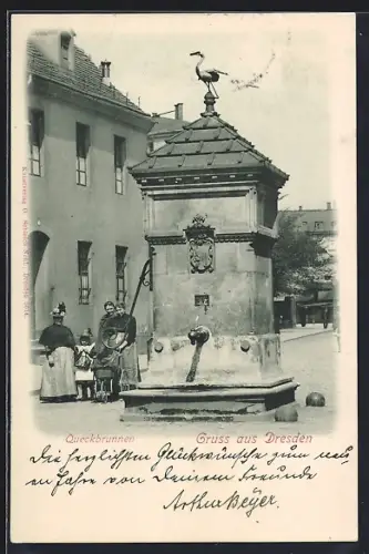 AK Dresden, Queckbrunnen