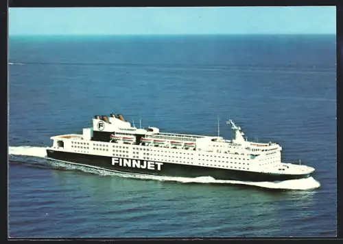 AK Fährschiff Finnjet in voller Fahrt